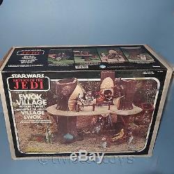 Vintage 1983 Kenner Star Wars Return Of The Jedi Ewok Village Playset Boxed Rare