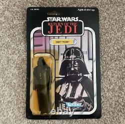 Vintage 1983 Star Wars Kenner ROTJ Figure Darth Vader 77 Back Sealed Moc Jedi