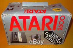 Vintage 1986 Atari 2600 Pal Video Game System Console Boxed + Star Wars Bundle