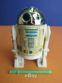 Vintage COMPLETE LAST 17 star wars R2-D2 pop up lightsaber ACTION FIGURE kenner