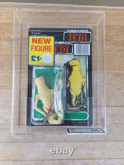 Vintage Graded Star Wars Moc Amanaman Tri Logo 79 Back 50%