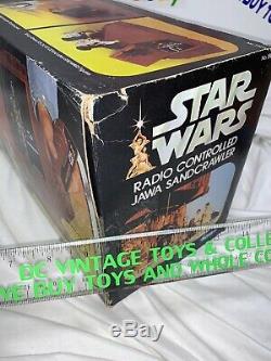 Vintage Kenner 1977 Star wars radio controlled Jawa sandcrawler Unused In Box