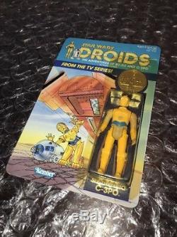 Vintage Kenner 1985 Star Wars Droids Cartoon C-3PO MOC Unpunched