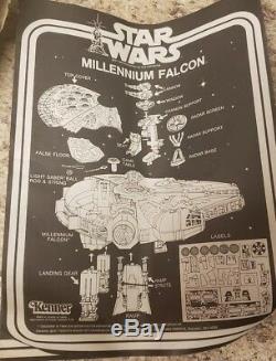 Vintage Kenner COMPLETE Star Wars Empire Strikes Back ESB 1981 Millennium Falcon