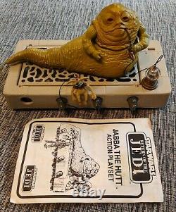 Vintage Kenner Lucasfilm 1983 Star Wars Jabba the Hutt Playset Incomplete