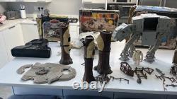 Vintage Kenner Palitoy Star Wars Millenium Falcon Ewok Village AT AT 1979