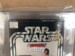 Vintage Kenner Star Wars 12 Back-A Unpunched AFA 80 Luke Skywalker