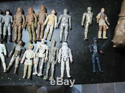 Vintage Kenner Star Wars 24 Figures Rebal Transport B Wing Tie Fighter Rancor