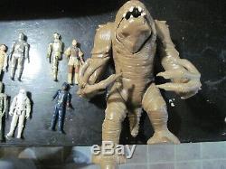 Vintage Kenner Star Wars 24 Figures Rebal Transport B Wing Tie Fighter Rancor