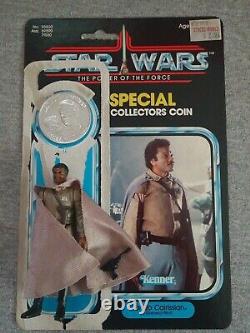 Vintage Kenner Star Wars 3.75 General Lando Complete LAST 17 With Card & Coin