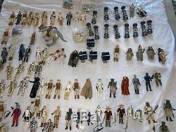 Vintage Kenner Star Wars 90 figures lot weapons accessories 77-85 Vader/Luke