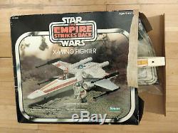 Vintage Kenner Star Wars ESB Empire Strikes Back X-Wing Fighter w Box Works 100%