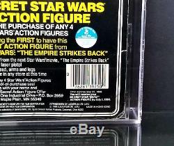 Vintage Kenner Star Wars Empire Strikes Back Boba Fett 21 Back Moc Afa 80 Scarce