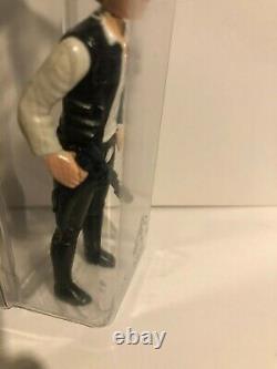 Vintage Kenner Star Wars Figure Han Solo 1977 (Small Head) with Original weapon