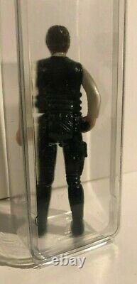 Vintage Kenner Star Wars Figure Han Solo 1977 (Small Head) with Original weapon