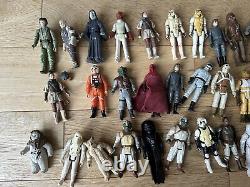 Vintage Kenner Star Wars Figures Job Lot Bundle Of 34 Last 17 Original