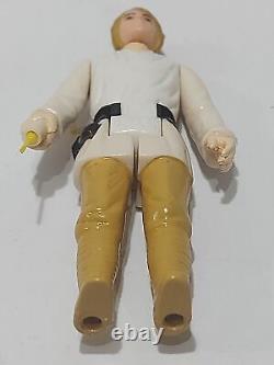 Vintage Kenner Star Wars Luke Skywalker Farmboy Brown Hair Hong Kong ROTJ 48 bk