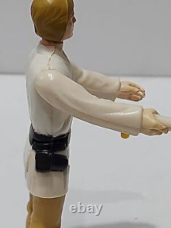 Vintage Kenner Star Wars Luke Skywalker Farmboy Brown Hair Hong Kong ROTJ 48 bk