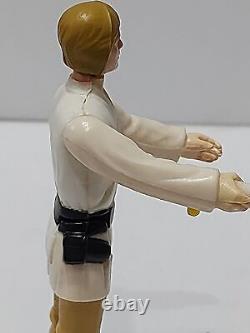 Vintage Kenner Star Wars Luke Skywalker Farmboy Brown Hair Hong Kong ROTJ 48 bk