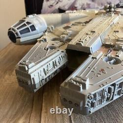 Vintage Kenner Star Wars Millennium Falcon 1995 With-Electronics, Sounds &Figures