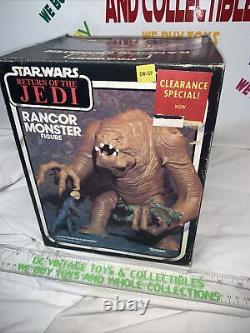 Vintage Kenner Star Wars NIB ROTJ Rancor Monster 1983 SEALED CONDITION