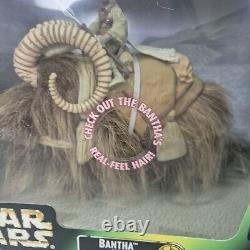 Vintage Kenner Star Wars POTF2 Bantha & Tusken Raider Action Figure Sealed Retro