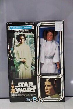 Vintage Kenner Star Wars Princess Leia Organa Doll MIB MIS 12 Display Case moc