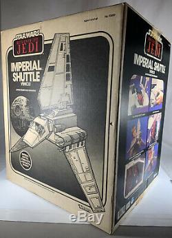 Vintage Kenner Star Wars ROTJ IMPERIAL SHUTTLE withOriginal Box/Manual & IT WORKS