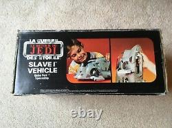 Vintage Kenner Star Wars Return of the Jedi Slave 1 and box