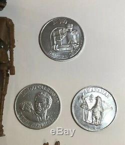 Vintage Kenner Star Wars Set Last 17 POTF Coins Yak Face Barada EV-9D9 Amanaman