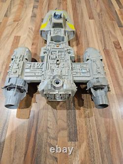 Vintage Kenner- Star Wars- Y-Wing Fighter Vehicle Ship 1983 incomplete