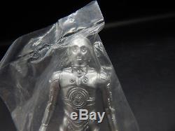 Vintage Lili Ledy overstock Star Wars silver C-3PO action figure Mexico BAGGIE