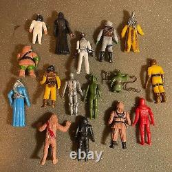 Vintage Lot of 16 Bootleg Mexican Star Wars Figures