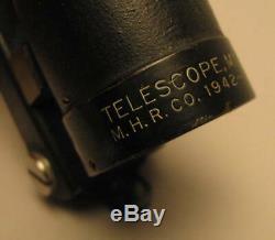 Vintage M19 US Tank Scope Military Telescope 1942 WW2 Star Wars Blaster Scope
