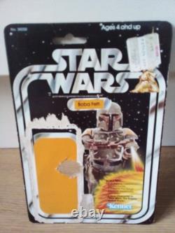 Vintage Original Kenner Star Wars 1978 BOBA FETT 21 Back Cardback Sears Price St