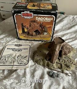 Vintage Palitoy Star Wars COMPLETE ESB DAGOBAH ACTION PLAYSET 1980 Boxed