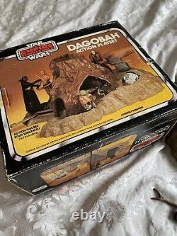 Vintage Palitoy Star Wars COMPLETE ESB DAGOBAH ACTION PLAYSET 1980 Boxed