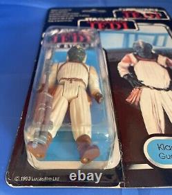 Vintage Palitoy Star Wars Klaatu Skiff Guard Figure MOC 70 Back Tri Logo