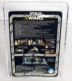 Vintage Star Wars 12 Back-A Han Solo (Small Head) AFA 85 NM+ #14404630