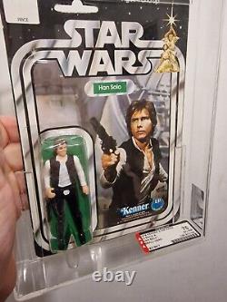 Vintage Star Wars 12 Back A Han Solo small head AFA75 please read description