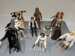 Vintage Star Wars 1977 First 12 Action Figures Original Weapons complete set(a2)