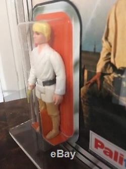 Vintage Star Wars 1978 MOC PALITOY 12-BK-B Luke Skywalker UKG 90% GOLD Unpunched