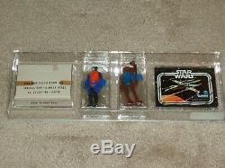 Vintage Star Wars 1979 AFA 80 WALRUS MAN HAMMERHEAD SEARS CATALOG MAILER 2 PACK