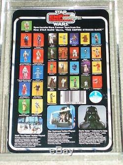 Vintage Star Wars 1980 AFA 75/80/85 YODA ESB 32 Back-B card MOC CLEAR BUBBLE