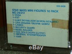 Vintage Star Wars 1980 AFA ESB DEPT. Store 10-PACK Yoda/Leia/Luke/Han/IG-88/Land