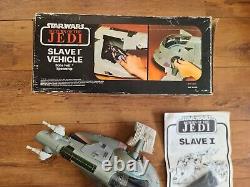 Vintage Star Wars 1983 Return Of The Jedi Boxed Complete Boba Fett Slave 1 Ship