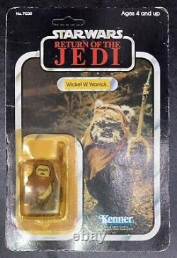 Vintage Star Wars 1983 Return Of The Jedi Wicket W. Warrick. 77 Back 71230