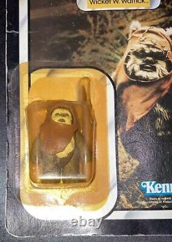 Vintage Star Wars 1983 Return Of The Jedi Wicket W. Warrick. 77 Back 71230