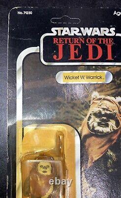 Vintage Star Wars 1983 Return Of The Jedi Wicket W. Warrick. 77 Back 71230