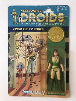 Vintage Star Wars 1985 KEA MOLL Coin Droids Cartoon NEW. Kenner Toy Ungraded